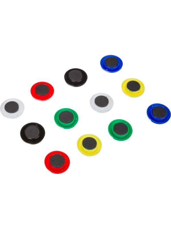 Магнитный держатель Attache для досок 30 мм, 12 шт/уп ассорти