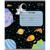 Тетрадь школьная А5 12л №1School Space time клет,скреп,ВД-лак,в асс