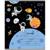 Тетрадь школьная А5 12л №1School Space time клет,скреп,ВД-лак,в асс