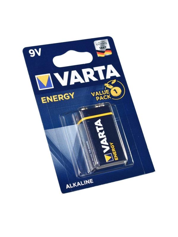 Батарейка Varta ENERGY Крона 6LP3146/6LR61 BL1 Alkaline 9V 4122(4122229411)