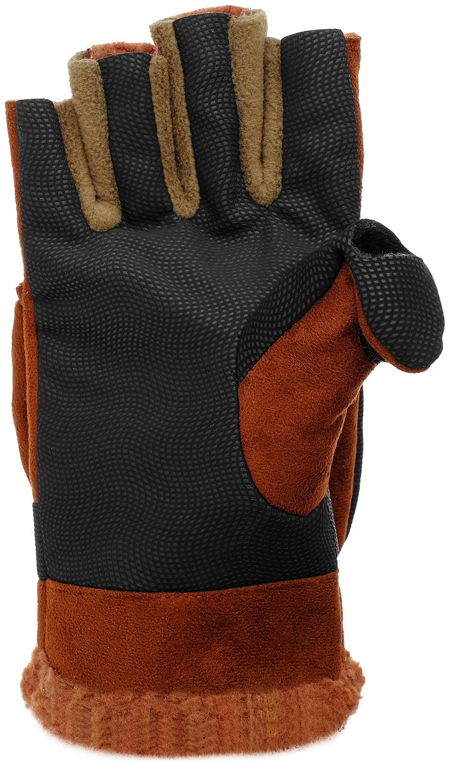 Перчатки-варежки ветрозащитные NORFIN, отстёгивающиеся, размер L