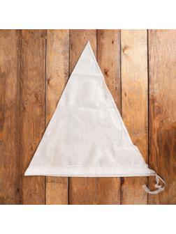 Чехол для растений, конус на шнурках, 80 × 75 см, спанбонд с УФ-стабилизатором, 60 г/м², набор 5 шт., белый