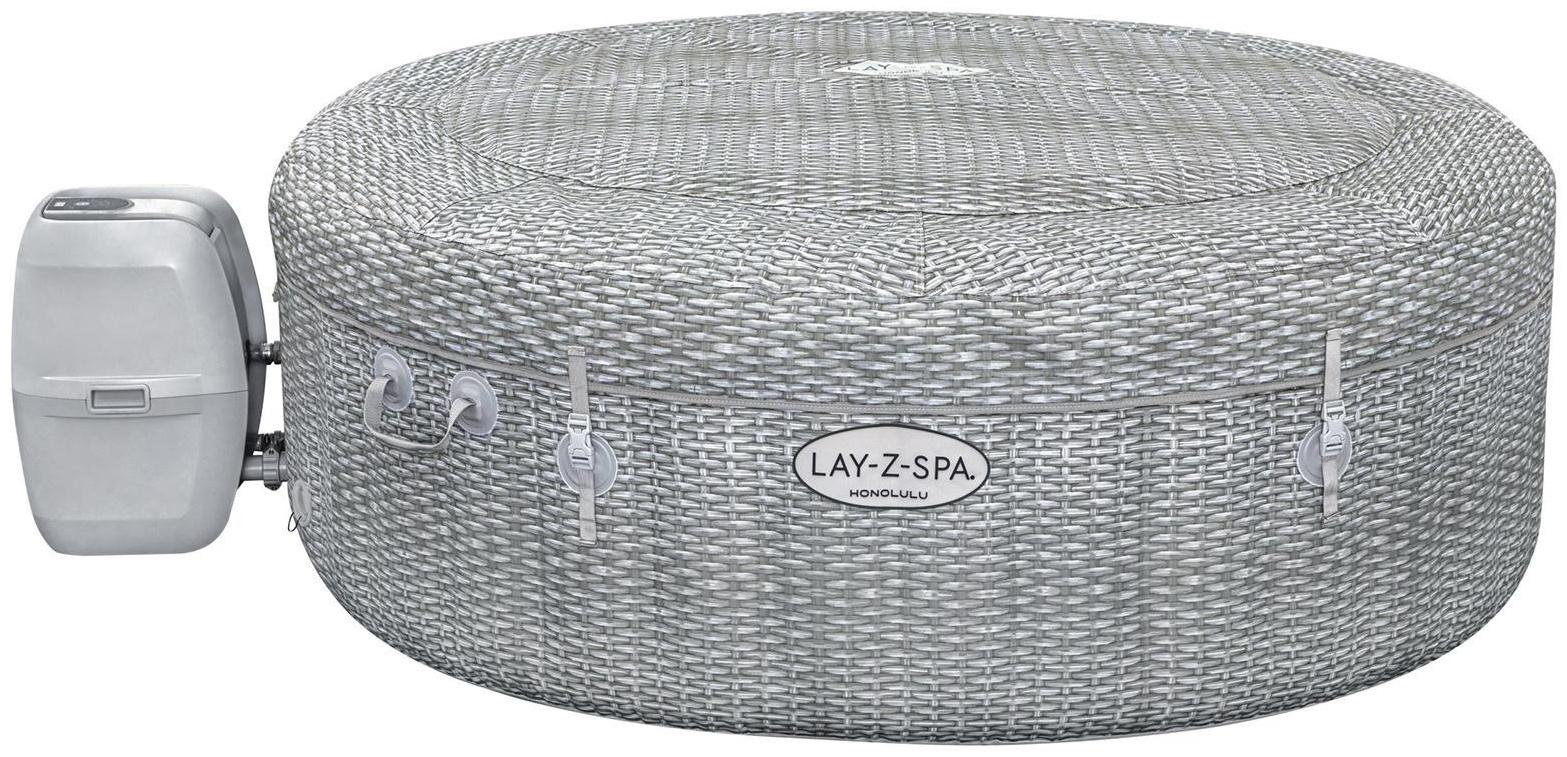 SPA бассейн Honolulu, 196 х 71 см, фильтр-насос, тент, дозатор для химии, аэромассаж, 60019 Bestway