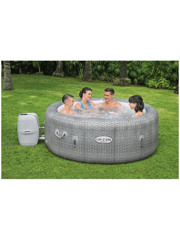 SPA бассейн Honolulu, 196 х 71 см, фильтр-насос, тент, дозатор для химии, аэромассаж, 60019 Bestway