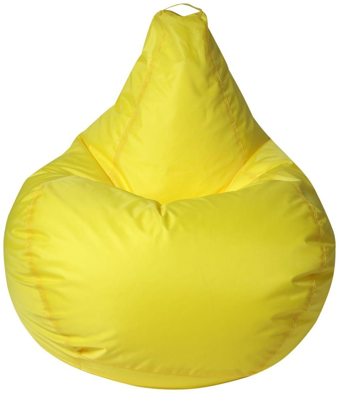Кресло - мешок «Капля S», диаметр 85 см, высота 130 см, цвет жёлтый