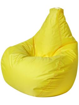 Кресло - мешок «Капля S», диаметр 85 см, высота 130 см, цвет жёлтый