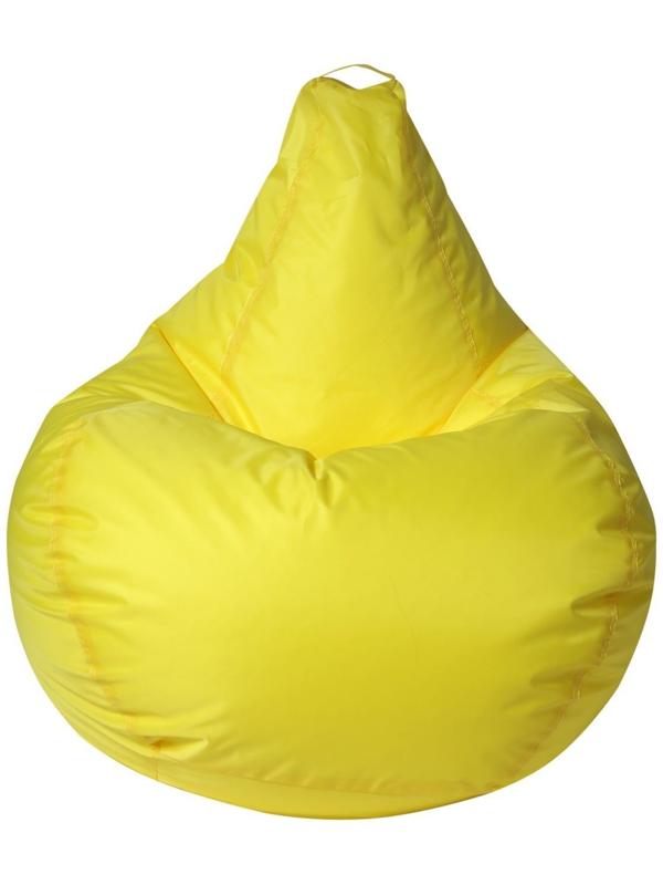 Кресло - мешок «Капля S», диаметр 85 см, высота 130 см, цвет жёлтый