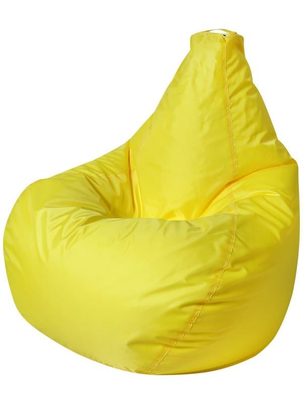Кресло - мешок «Капля S», диаметр 85 см, высота 130 см, цвет жёлтый
