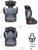 Автокресло BH2311 MASTER isofix SPS, группа 2-3 (15-36 кг), чёрный