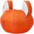 Кресло-мешок Ушастик-Лис d50/h47 цв оранжевый/белый нейлон 100% п/э