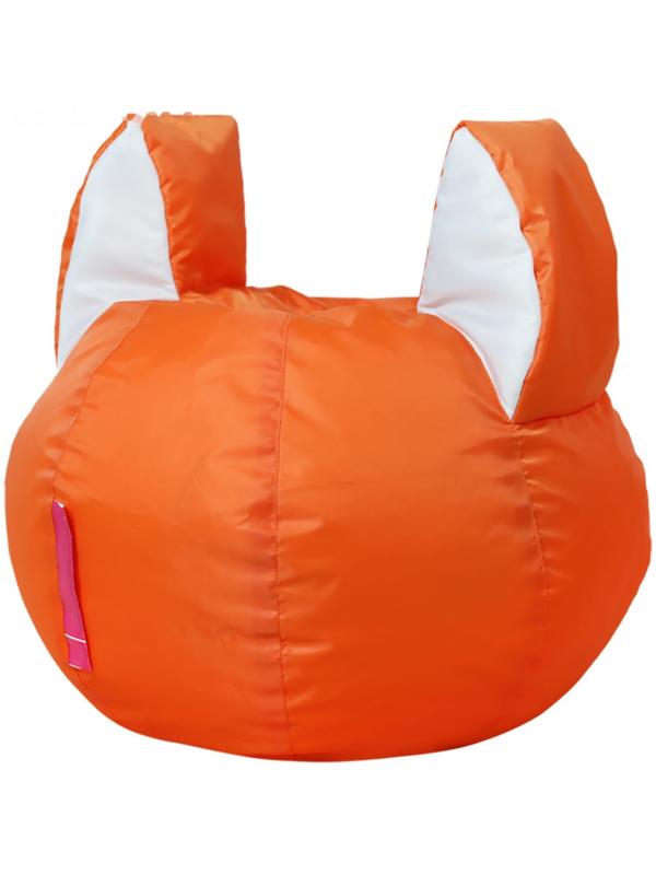 Кресло-мешок Ушастик-Лис d50/h47 цв оранжевый/белый нейлон 100% п/э