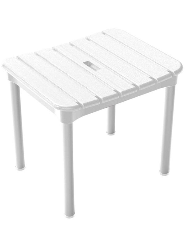 Стул для ванной Ecaliptus, до 100 кг, 37 х 30 х 34 см, белый