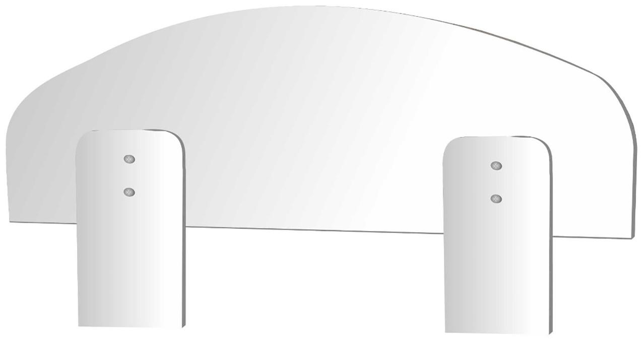 Универсальное ограждение для кровати, 700 × 48 × 220 мм, цвет белый