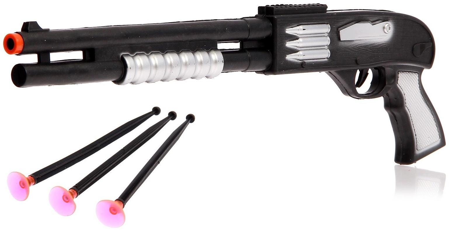 Ружьё «Меткий сержант», стреляет присосками, МИКС, в пакете