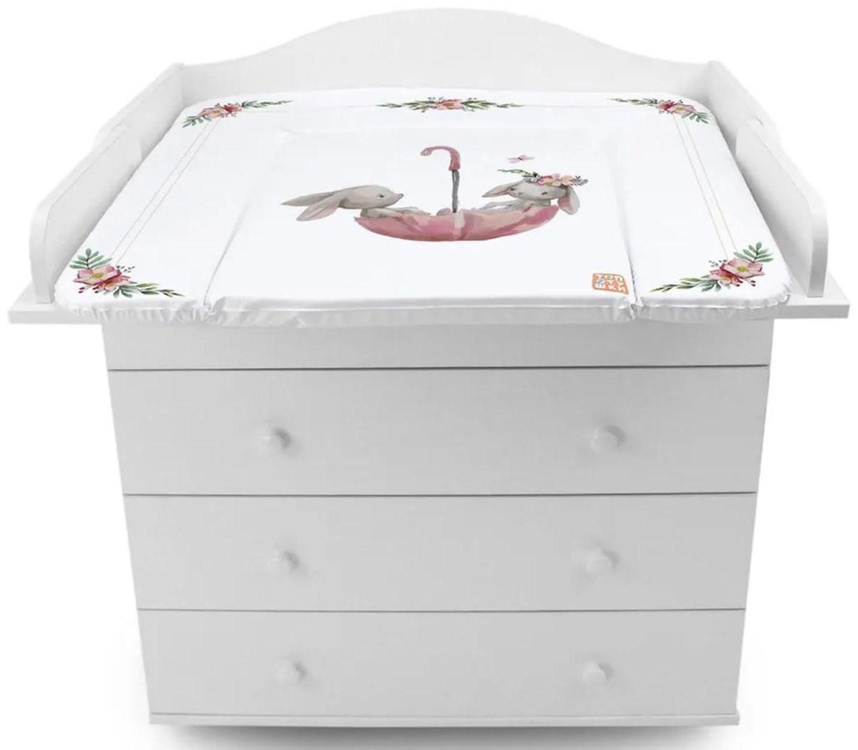 Пеленальный матрасик «Зайка-Акварель», 82х73 см