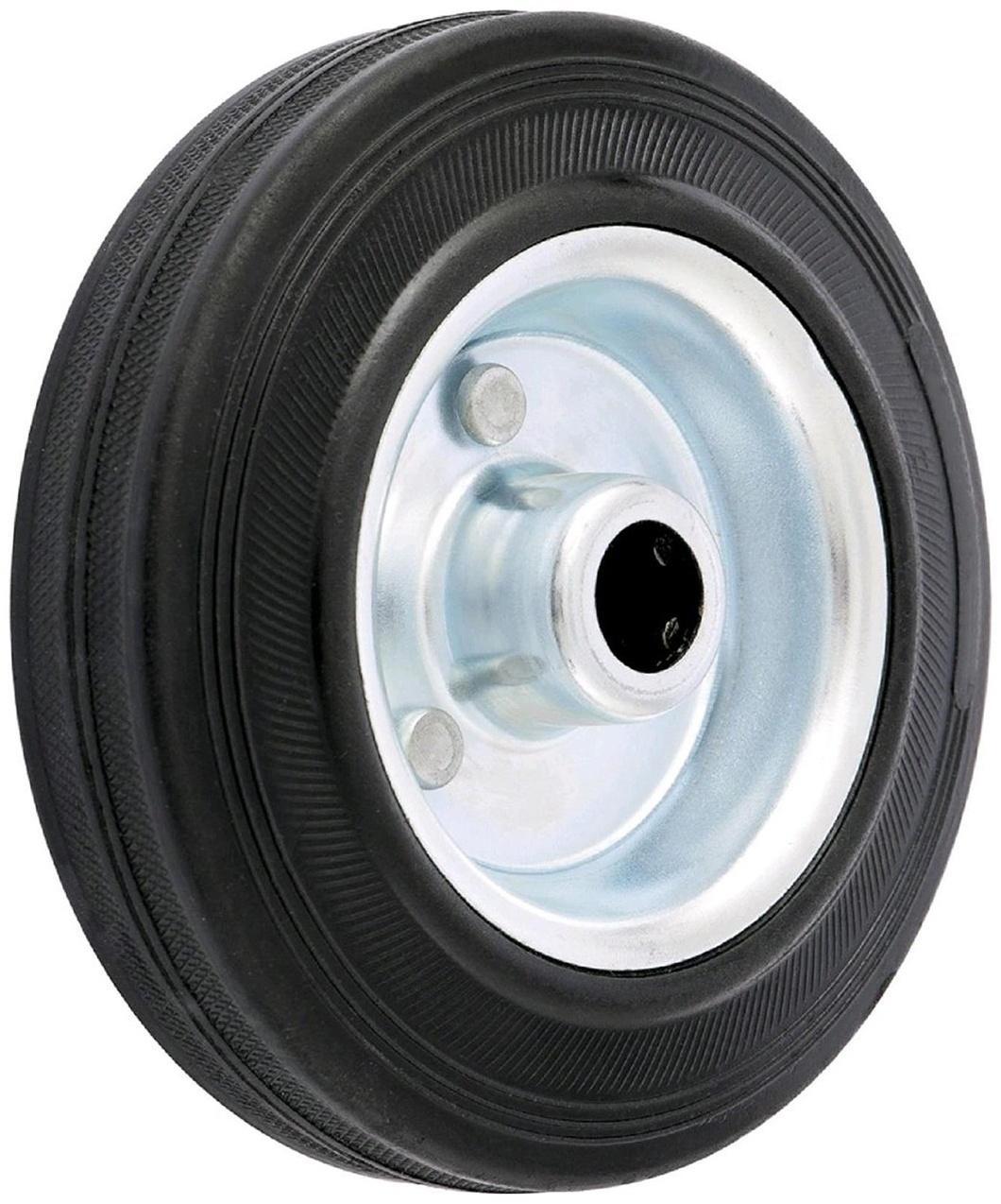 Колесо хозяйственное, d = 160 мм, ступица: диаметр 20 мм, длина 56 мм