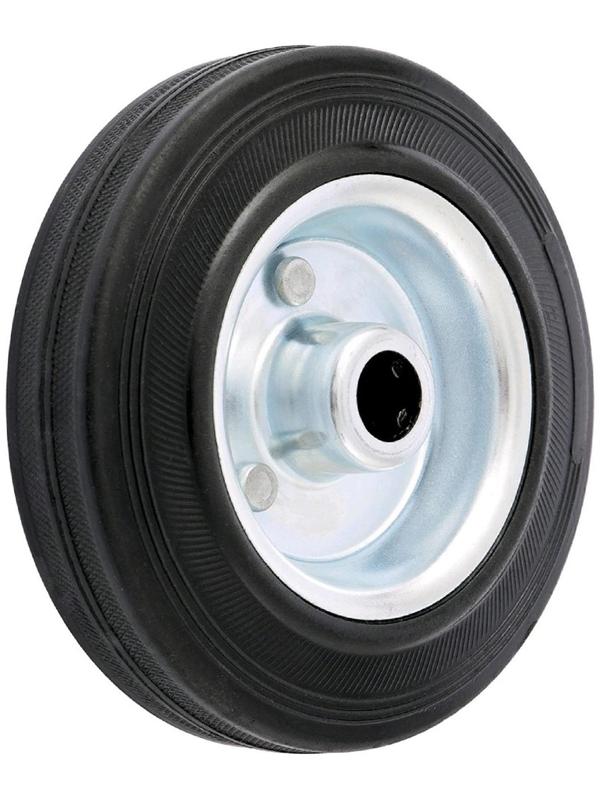 Колесо хозяйственное, d = 160 мм, ступица: диаметр 20 мм, длина 56 мм