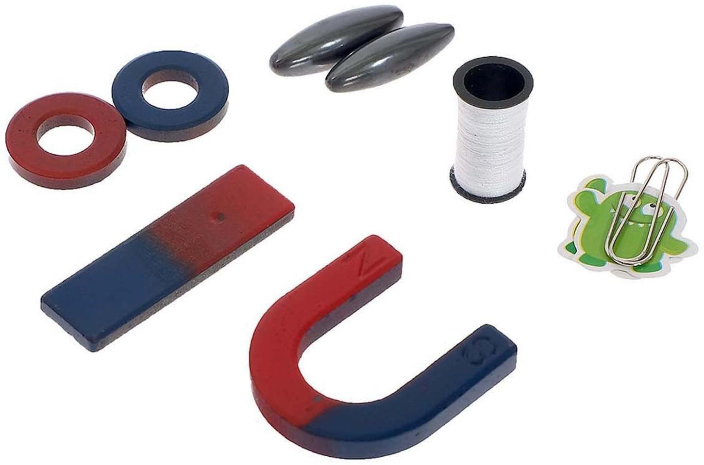 Набор для опытов «Опыты с магнитами, 5 опытов», в пакете