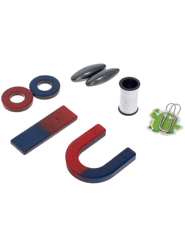 Набор для опытов «Опыты с магнитами, 5 опытов», в пакете