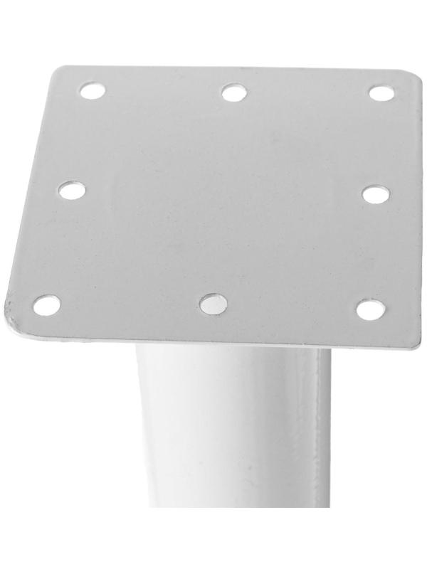 Опора для стола с регулируемым подпятников, h 715, d 51, Белая