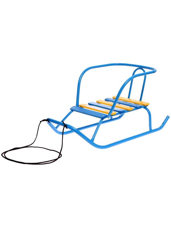 Санки «Ветерок 5», цвет голубой