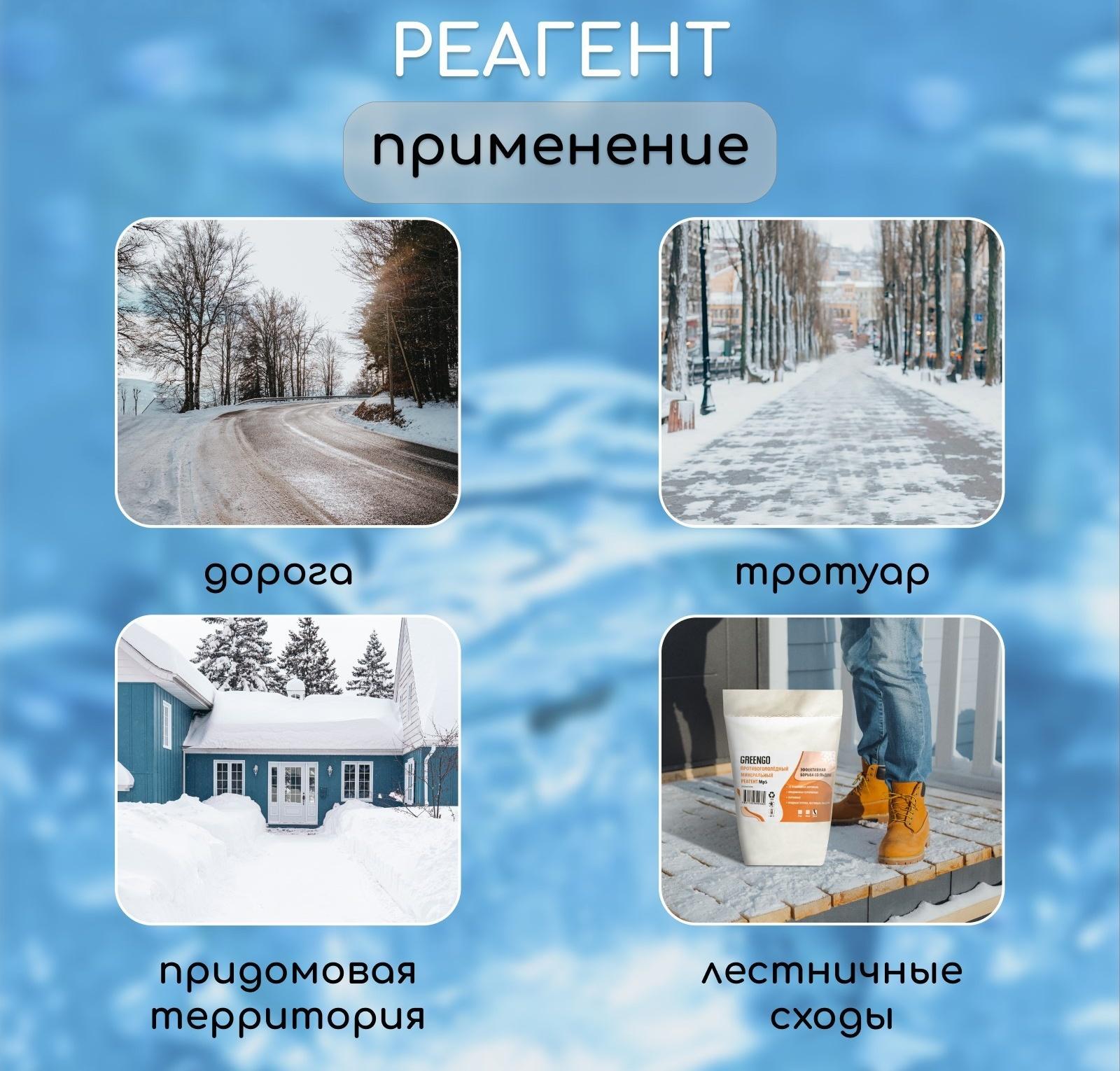 Реагент антигололёдный MpS (пескосоль), 20 кг, работает при —30 °C, в мешке