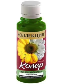 Колер паста ИЖ Коллекция  25 зелен.яблоко 0,1л