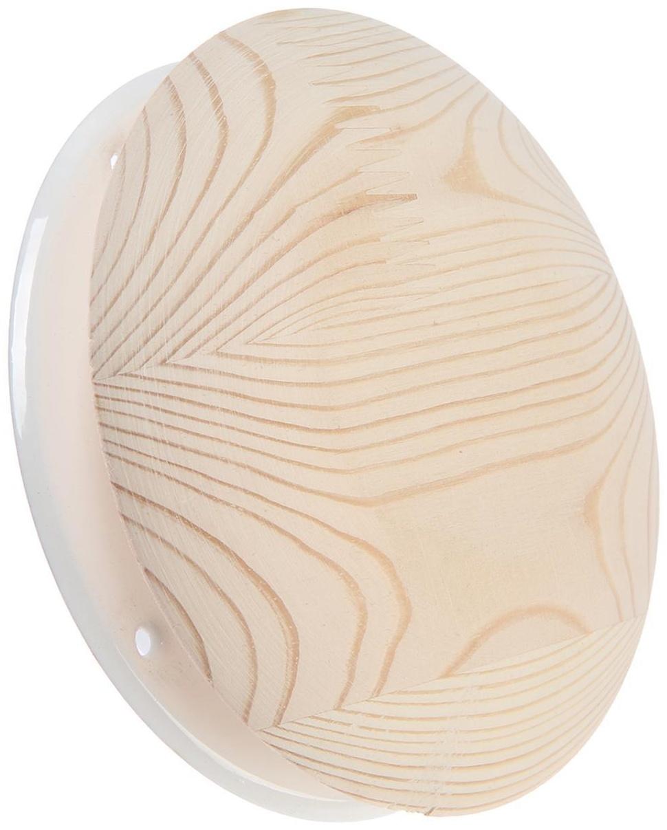 Анемостат ERA 10DW Pine, d=100 мм, для бани и сауны, без распорных лапок, цвет сосна