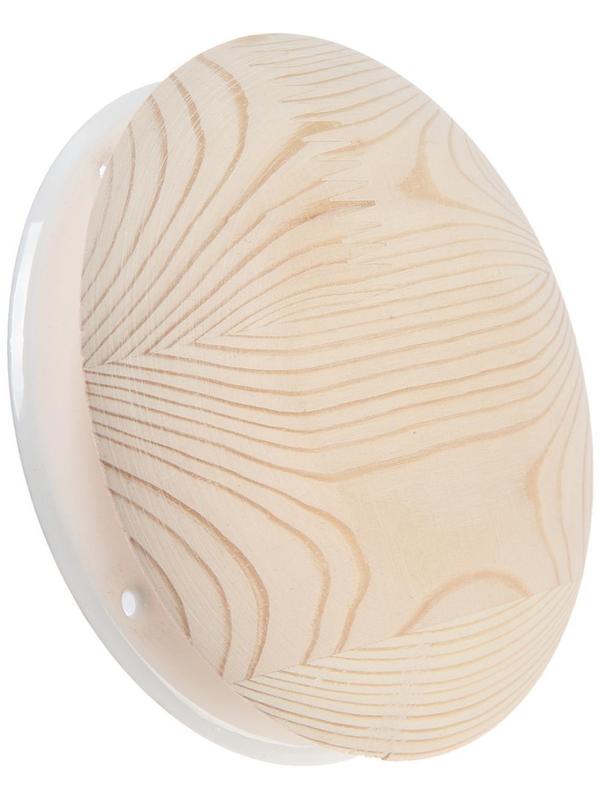 Анемостат ERA 10DW Pine, d=100 мм, для бани и сауны, без распорных лапок, цвет сосна