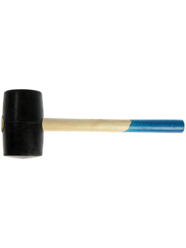 Киянка ТУНДРА, деревянная рукоятка, черная резина, 450 г