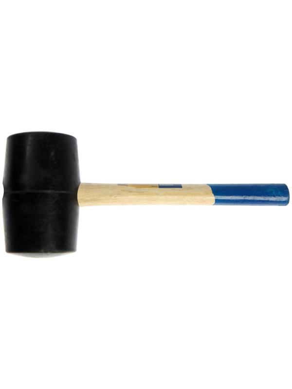 Киянка ТУНДРА, деревянная рукоятка, черная резина, 1100 г