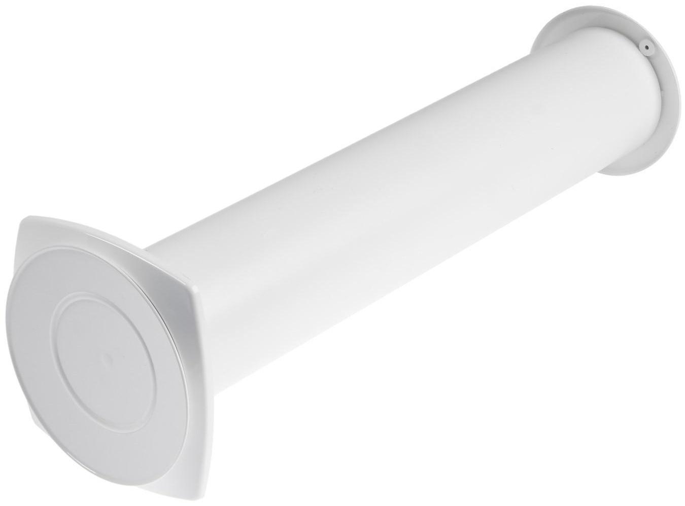 Клапан приточный ERA 10КП, d=100 мм, длина 500 мм, внешняя решетка из ABS-пластика