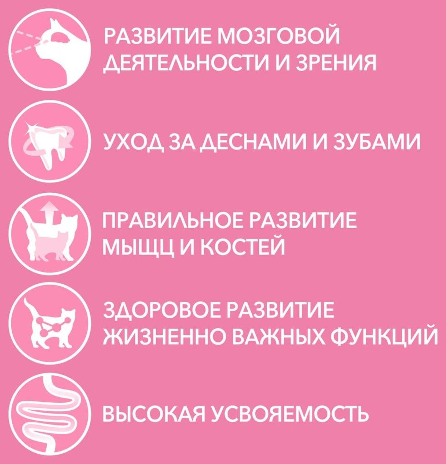 Влажный корм Purinа One для котят, курица/морковь, 75 г