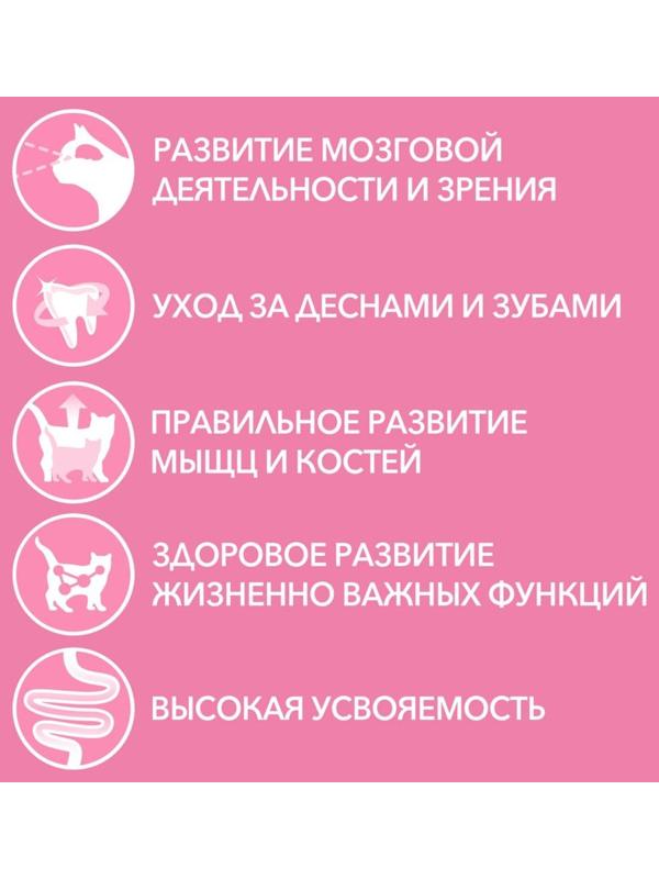 Влажный корм Purinа One для котят, курица/морковь, 75 г