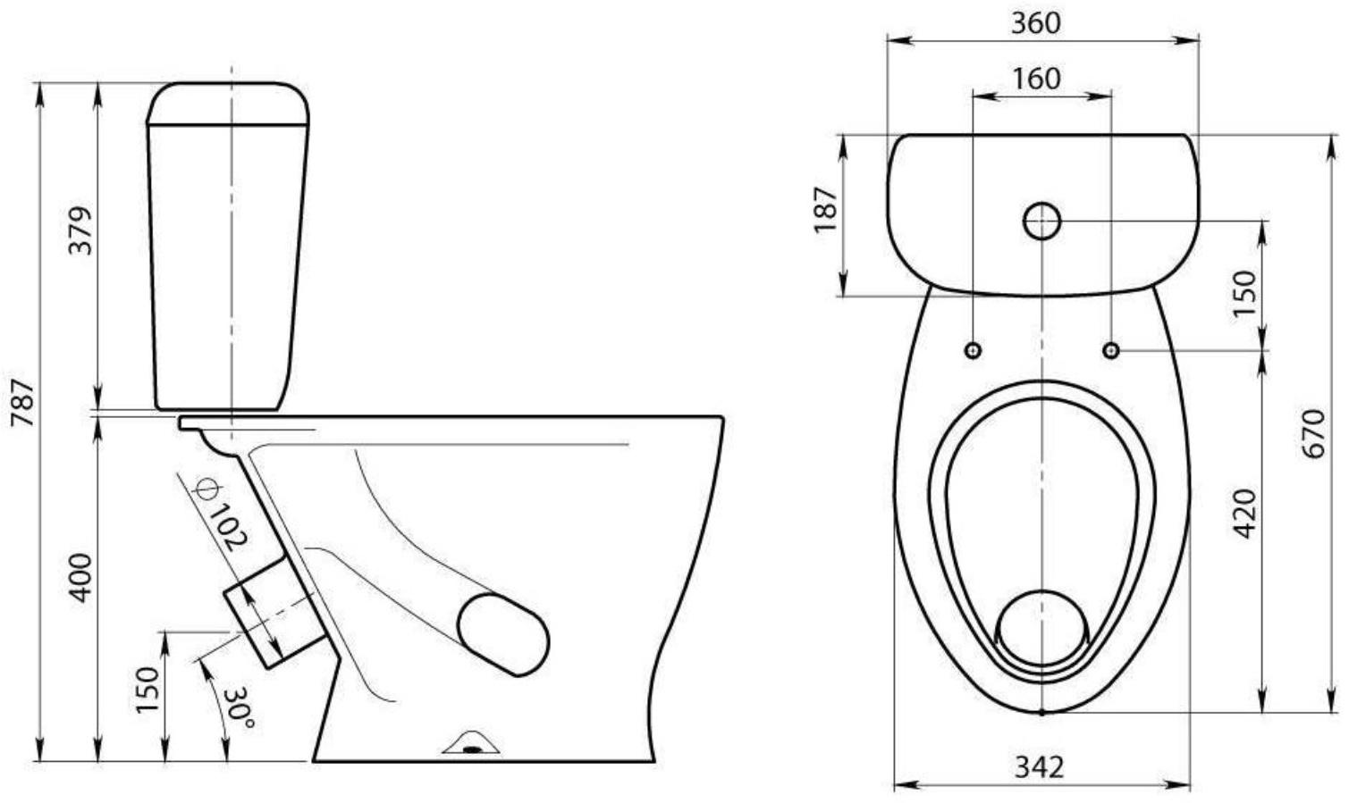 Унитаз-компакт Santeri 