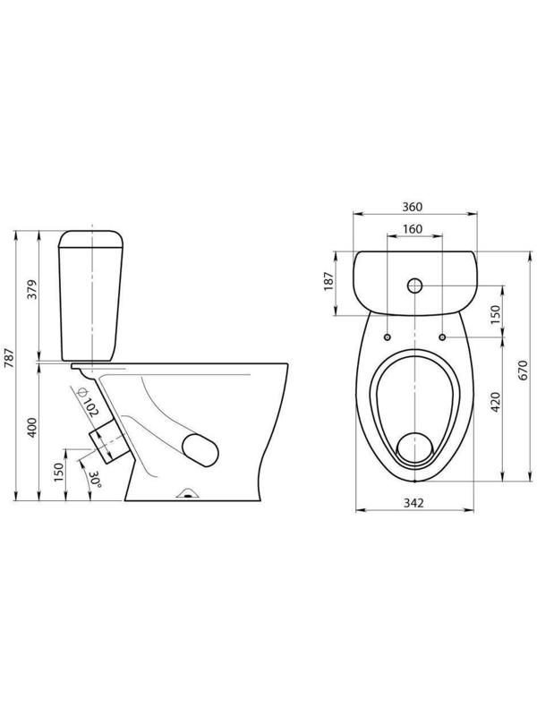 Унитаз-компакт Santeri 