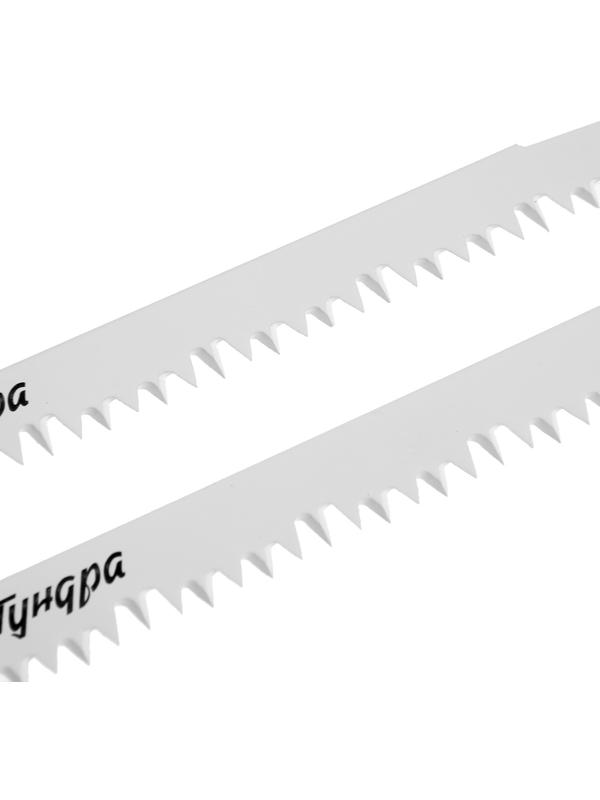 Полотна по дереву для сабельной пилы ТУНДРА, HCS, 215/240 х 5 мм, 2 шт.