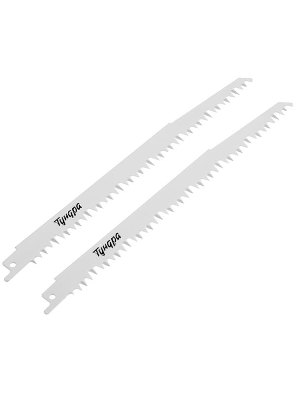 Полотна по дереву для сабельной пилы ТУНДРА, HCS, 215/240 х 5 мм, 2 шт.