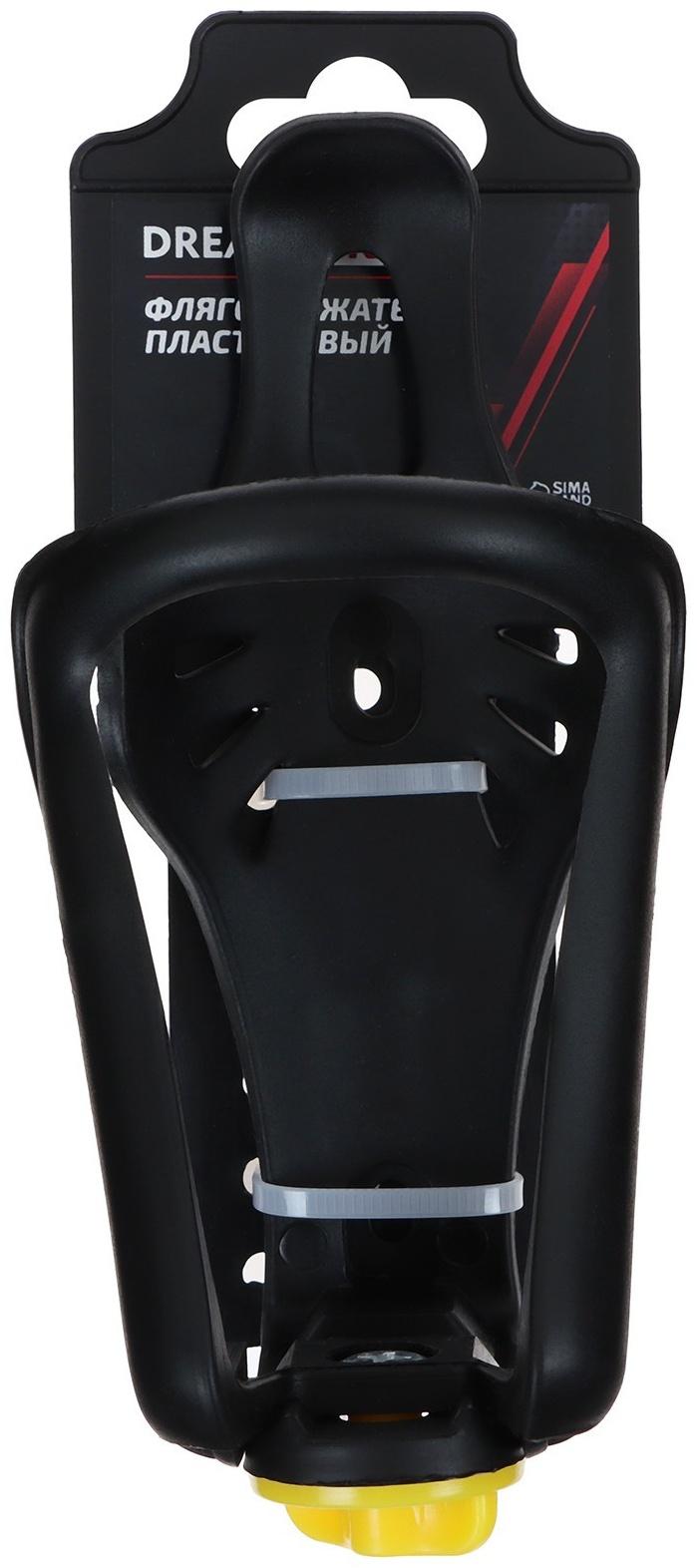 Флягодержатель Dream Bike, пластик, цвет чёрный (без крепёжных болтов)