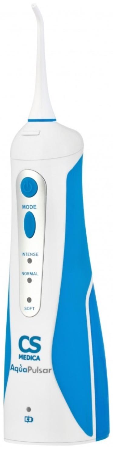Ирригатор CS Medica AquaPulsar CS-3 Basic, портативный, 2 насадки, АКБ