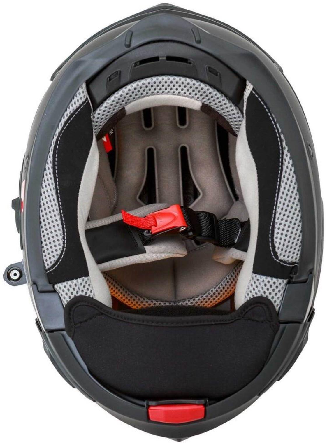 Шлем снегоходный ZOX Brigade, стекло с электроподогревом, матовый, размер 5XL, чёрный