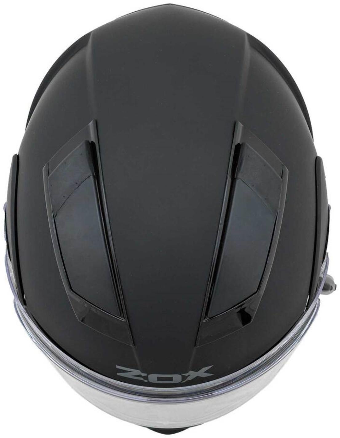 Шлем снегоходный ZOX Brigade, стекло с электроподогревом, матовый, размер 5XL, чёрный