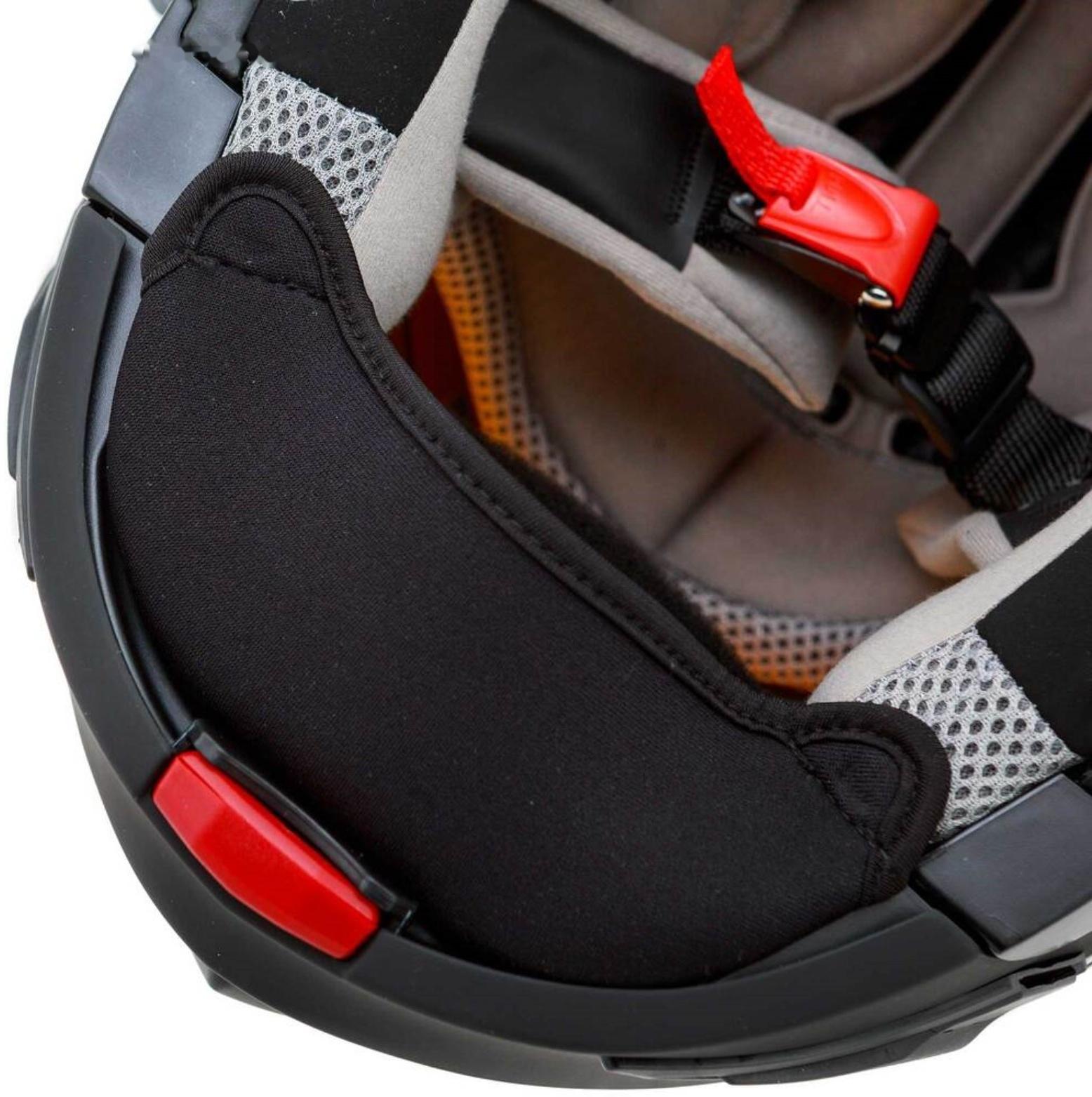 Шлем снегоходный ZOX Brigade, стекло с электроподогревом, матовый, размер 5XL, чёрный