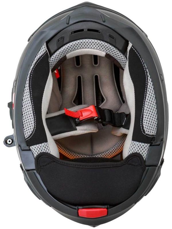 Шлем снегоходный ZOX Brigade, стекло с электроподогревом, матовый, размер 5XL, чёрный