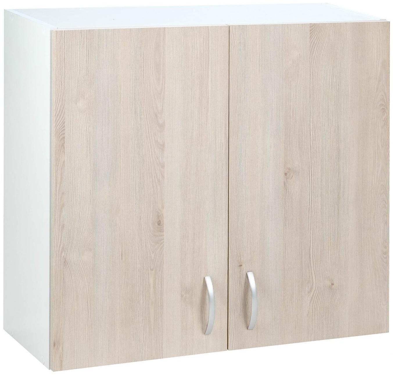 Шкаф навесной Комфорт 800х300х720, Сосна Аланд/Белый