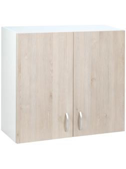 Шкаф навесной Комфорт 800х300х720, Сосна Аланд/Белый