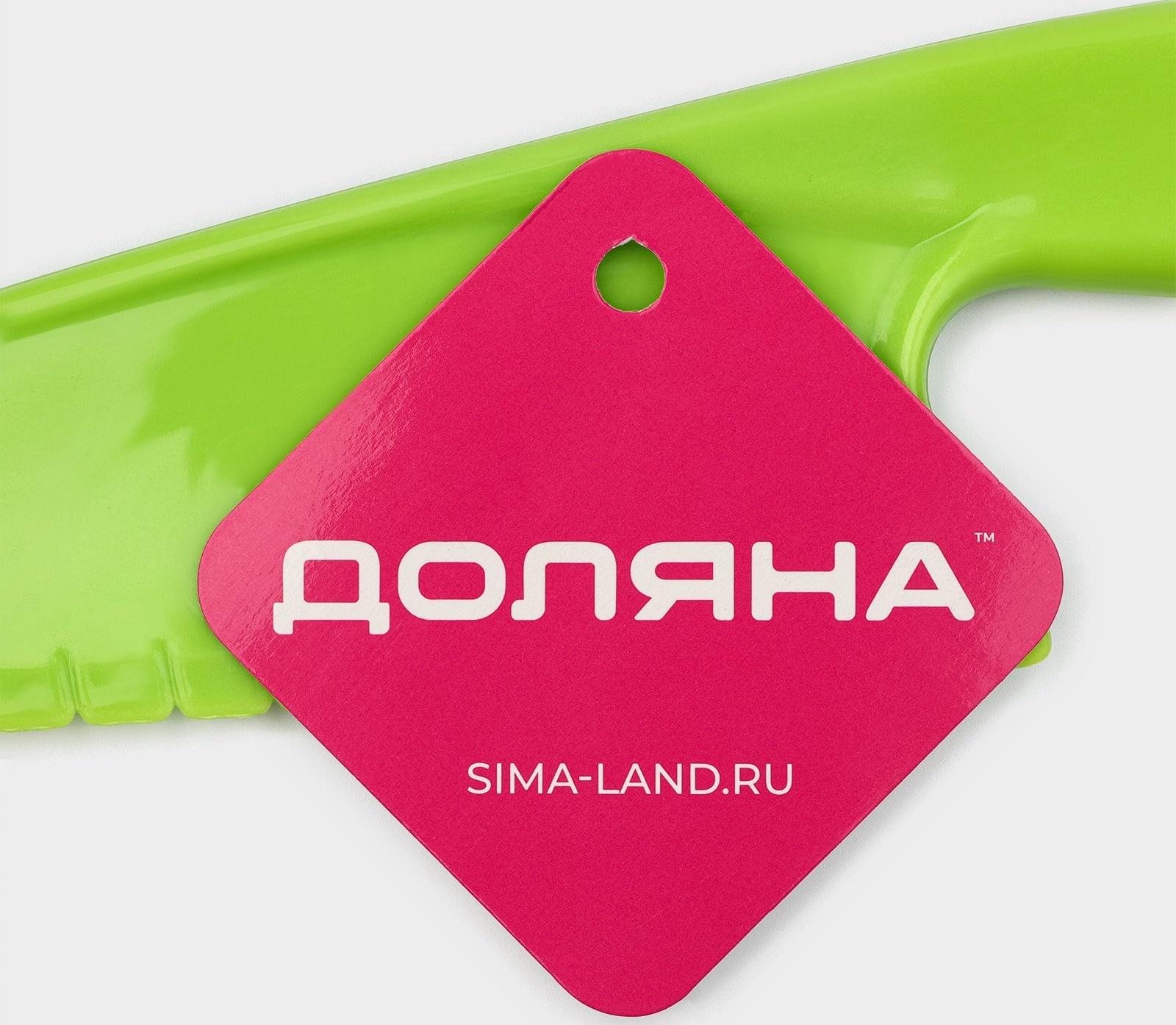 Нож для торта Доляна, 28,5×6 см, цвет зелёный