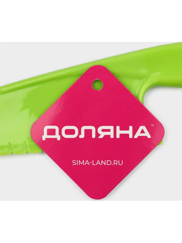 Нож для торта Доляна, 28,5×6 см, цвет зелёный