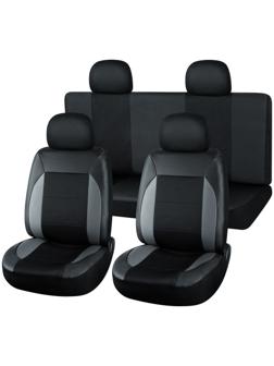 Чехлы универсальные VOIN, экокожа + сетка, Space 2, р-р M, 8 предметов, серый