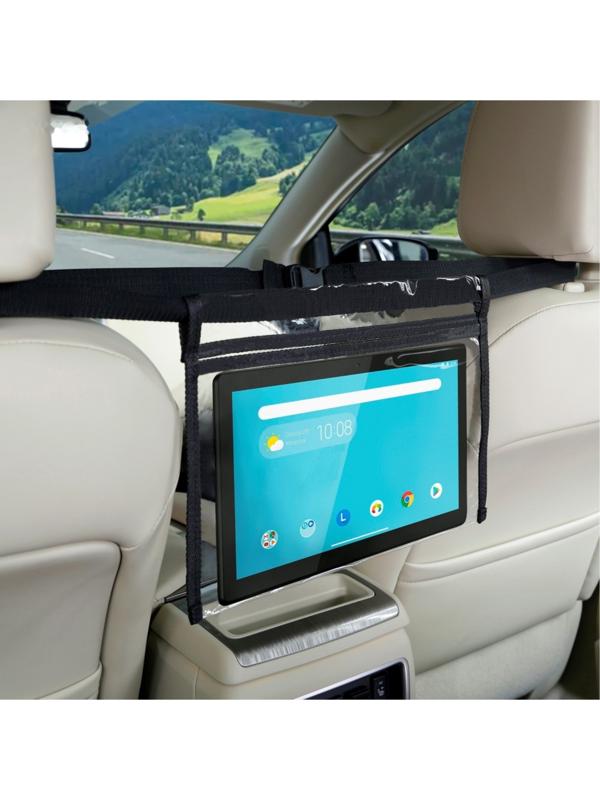 Держатель планшета Siger, между сиденьями автомобиля, ПВХ, прозрачный